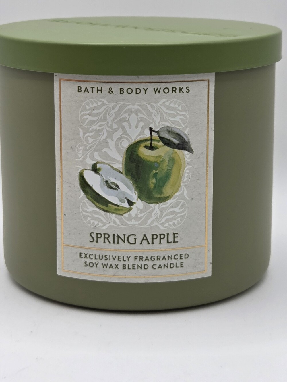 Bath & Body Works 3 Wick Candle Spring Apple New!♡♡